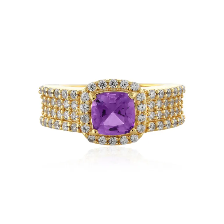 Uruguay-Amethyst-Silberring