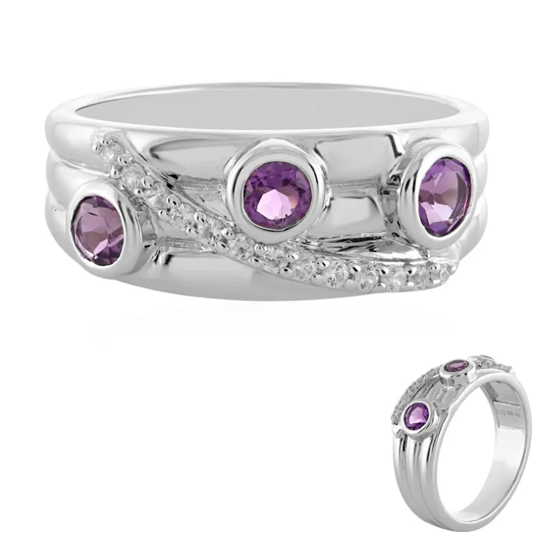Uruguay-Amethyst-Silberring