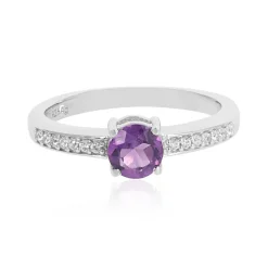 Uruguay-Amethyst-Silberring