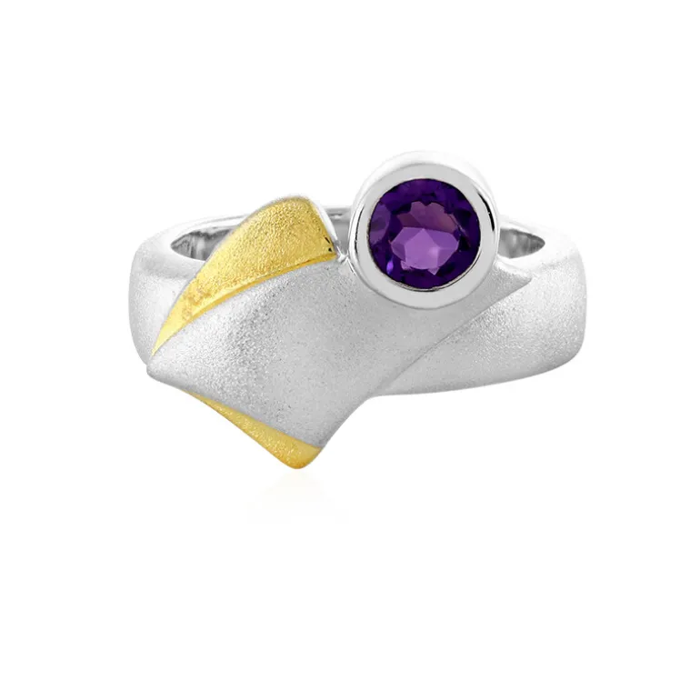 Uruguay-Amethyst-Silberring