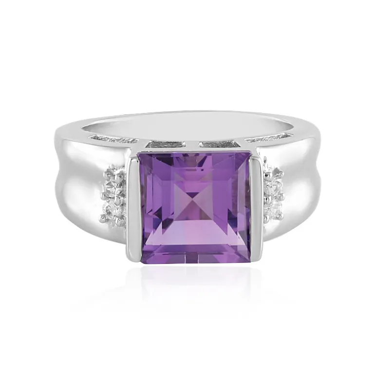 Uruguay-Amethyst-Silberring
