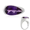 Uruguay-Amethyst-Silberring (de Melo)