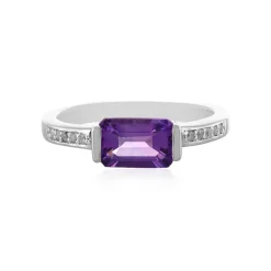 Uruguay-Amethyst-Silberring