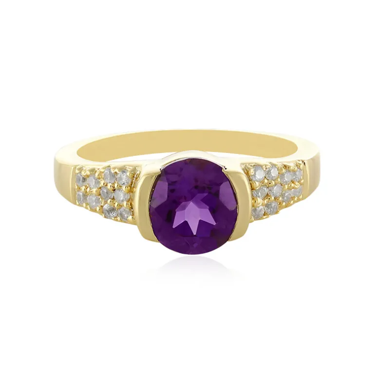 Uruguay-Amethyst-Silberring