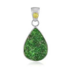 Uwarowit-Silberanhänger