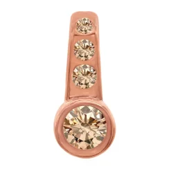 VS1 Argyle-Rose de France-Brillant-Goldanhänger