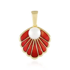 Weiße Süßwasserzuchtperlen-Silberanhänger (Adela Silber)