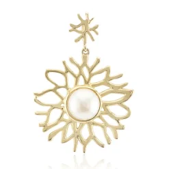 Weiße Süßwasserzuchtperlen-Silberanhänger (TPC)