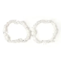 Weißer Quarz-Armbänder