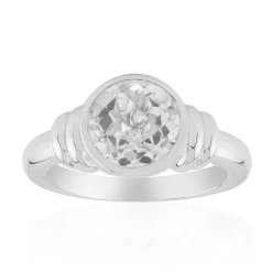 Weißer Quarz-Silberring (Remy Rotenier)