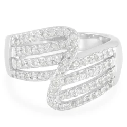 Weißer Saphir-Silberring