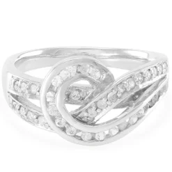 Weißer Saphir-Silberring