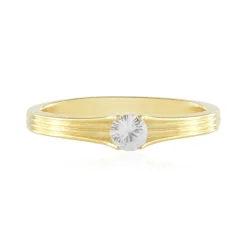 Weißer Saphir-Silberring