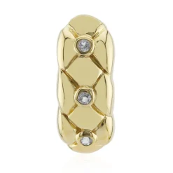 Weißer Topas-Silberanhänger