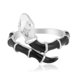 Weißer Topas-Silberring