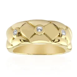 Weißer Topas-Silberring