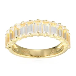 Weißer Topas-Silberring