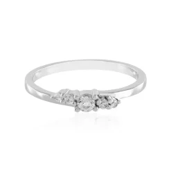 Weißer Topas-Silberring