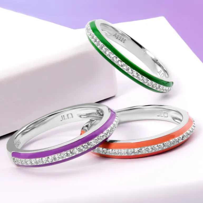 Weißer Topas-Silberring