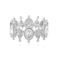 Weißer Topas-Silberring (Dallas Prince Designs)