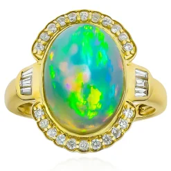 Welo-Opal-Goldring (CIRARI)