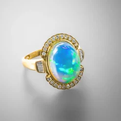 Welo-Opal-Goldring (CIRARI)