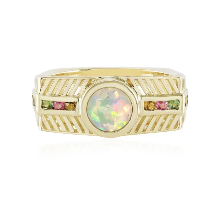 Welo-Opal-Goldring (Ornaments by de Melo)