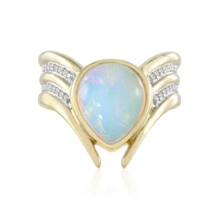 Welo-Opal-Goldring (SUHANA)