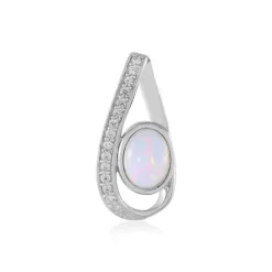 Welo-Opal-Silberanhänger