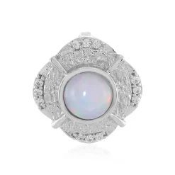 Welo-Opal-Silberanhänger