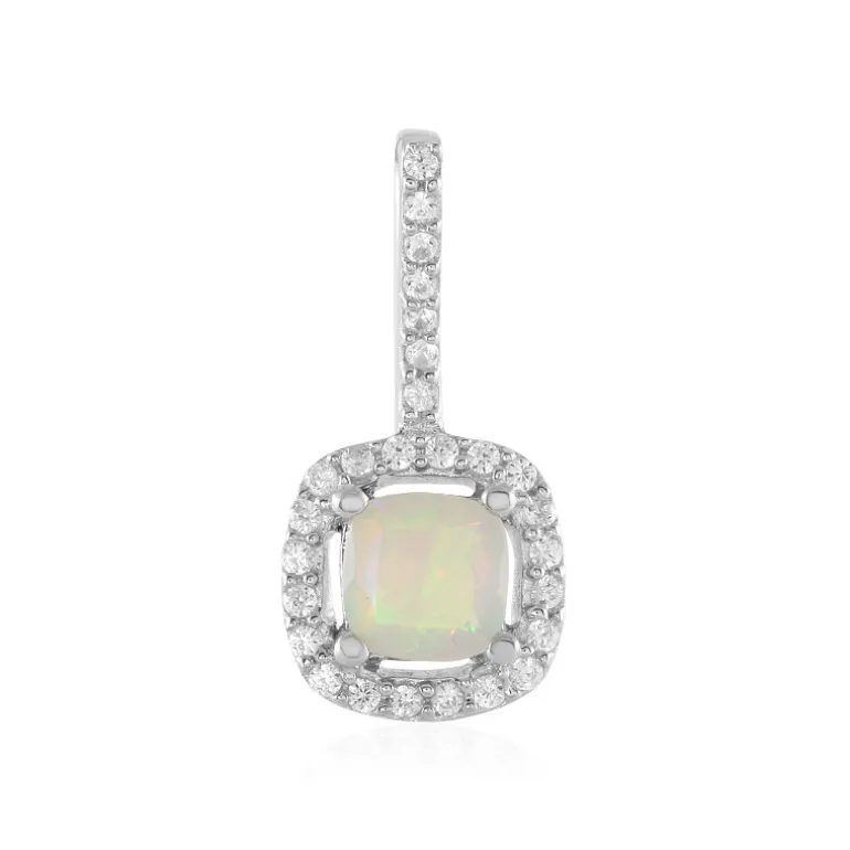 Welo-Opal-Silberanhänger