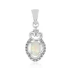 Welo-Opal-Silberanhänger