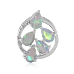 Welo-Opal-Silberanhänger