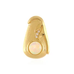 Welo-Opal-Silberanhänger