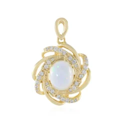 Welo-Opal-Silberanhänger (Adela Silber)