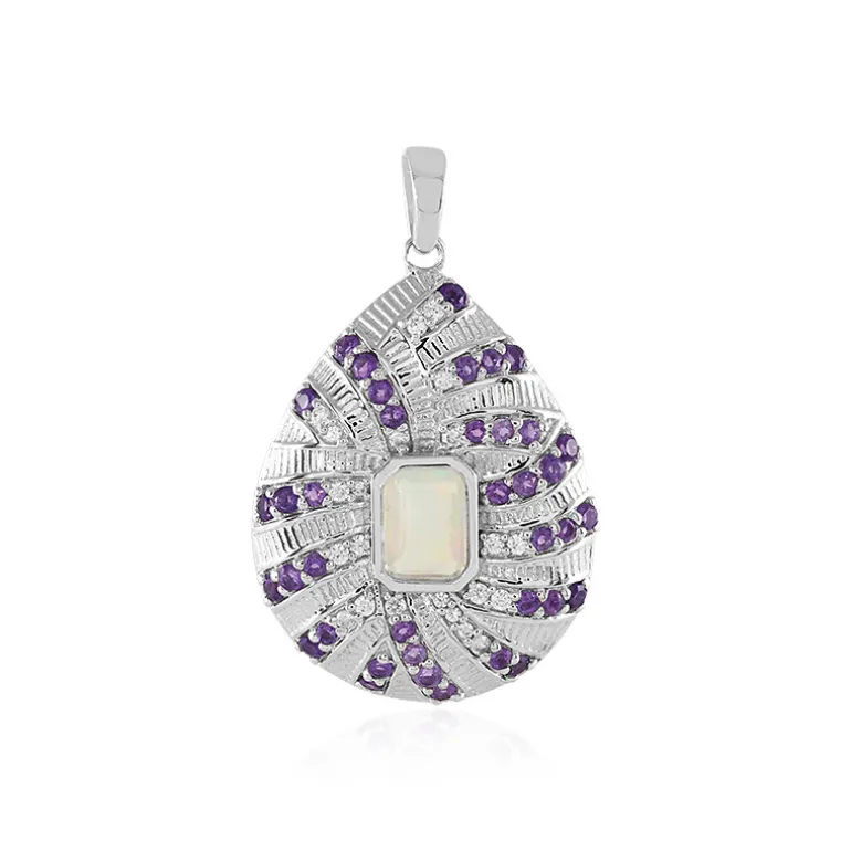 Welo-Opal-Silberanhänger (SAELOCANA)