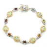 Welo-Opal-Silberarmband (Gems en Vogue)