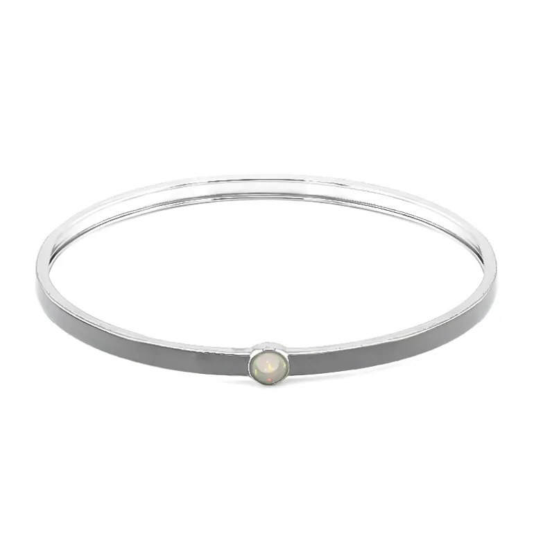 Welo-Opal-Silberarmreif