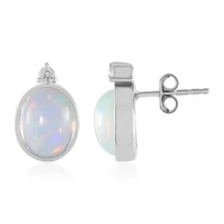 Welo-Opal-Silberohrringe