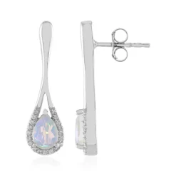 Welo-Opal-Silberohrringe