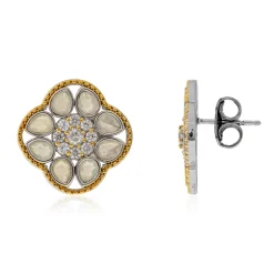 Welo-Opal-Silberohrringe (Dallas Prince Designs)