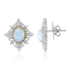 Welo-Opal-Silberohrringe (Dallas Prince Designs)