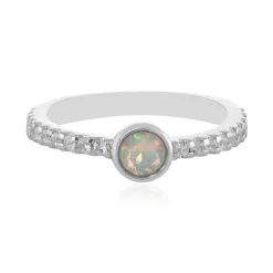 Welo-Opal-Silberring