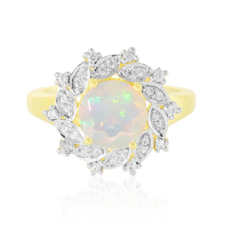 Welo-Opal-Silberring