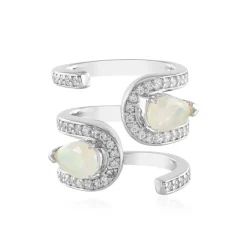 Welo-Opal-Silberring