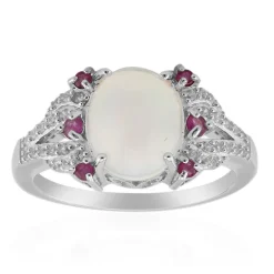 Welo-Opal-Silberring