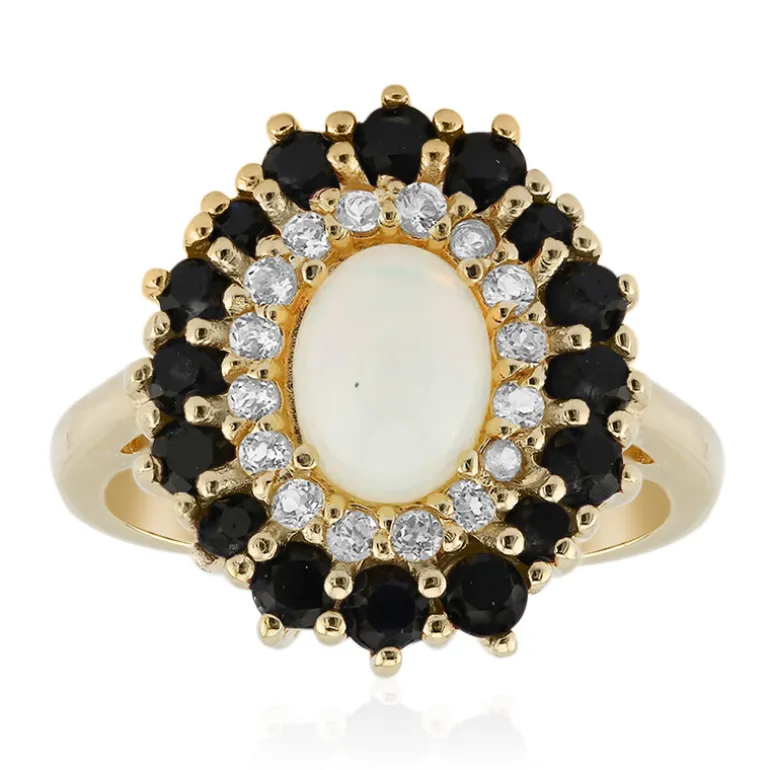 Welo-Opal-Silberring