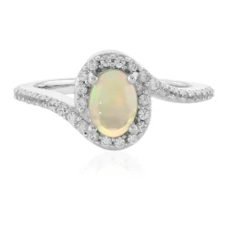 Welo-Opal-Silberring