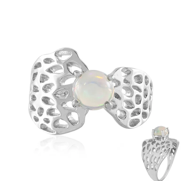 Welo-Opal-Silberring