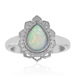 Welo-Opal-Silberring